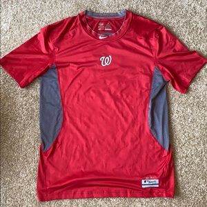 Nike Pro Combat Washington Nationals Dri-Fit Shirt